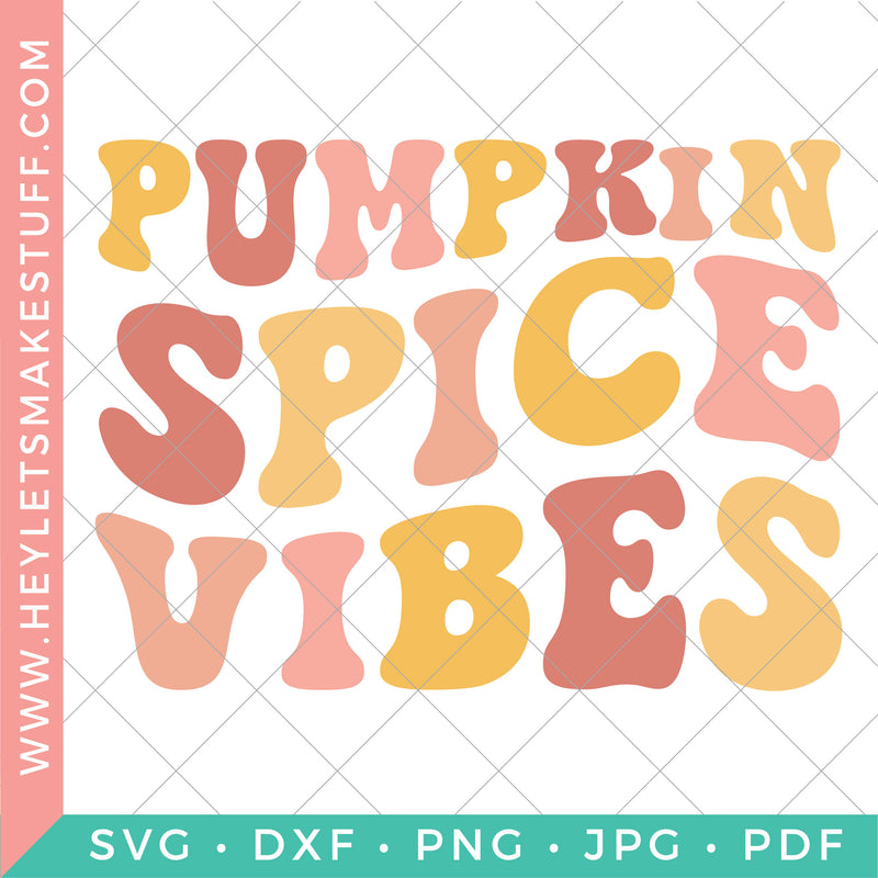 Pumpkin Spice Vibes - Retro