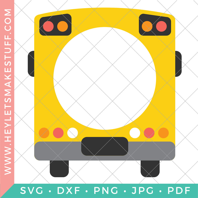 School Bus Monogram