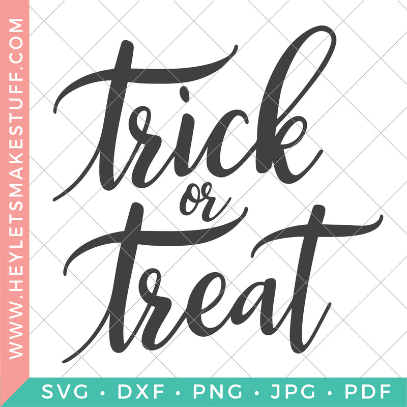 Trick or Treat (Hand-Lettered)